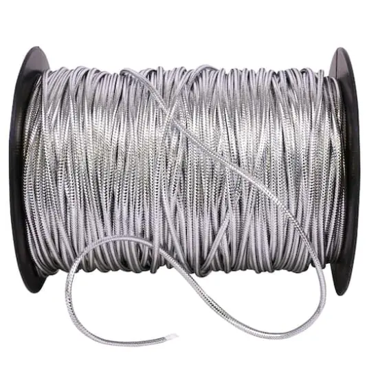 The Ribbon Roll Home D&eacute;cor Trimmings 1/16" x 100yd. Metallic Braid Wired Cord {1}