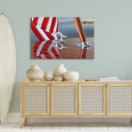 Stupell Industries Flag On Boat Hull Canvas Wall Art {3}
