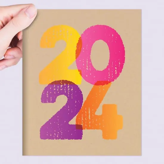 TF Publishing Medium 2024 Kraft Stamped Monthly Planner {7}