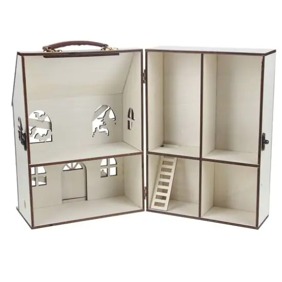 12" DIY Haunted Dollhouse Wood D&eacute;cor by Make Market&reg; {6}