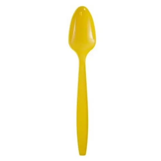 JAM Paper Plastic Spoons, 100ct. Yellow {1}