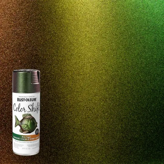 Rust-Oleum&reg; Color Shift Spray Paint Green Copper {3}