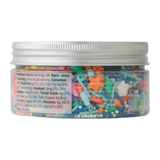 PME Cake Sweet Street&reg; Mixed Shape Sprinkles Sea Sparkle {6}