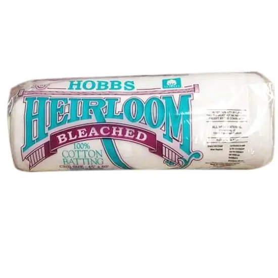 Hobbs Heirloom&reg;&nbsp;Bleached 100% Cotton Batting, 45" x 60" {1}