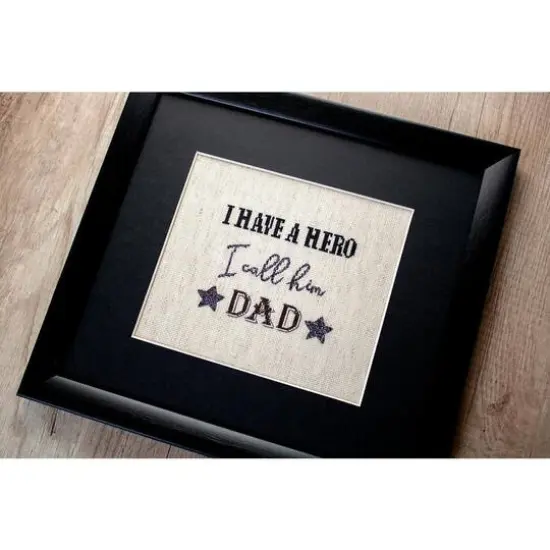 LetiStitch Counted Cross Stitch Kit Father's day gift {7}