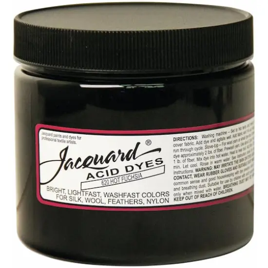 Jacquard&reg; Acid Dye, 8oz. Hot Fuchsia {1}