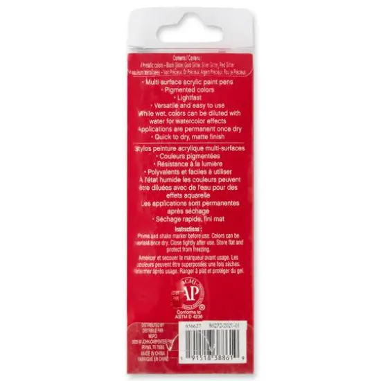 4mm Permanent Paint Pens Metallic Set by Craft Smart&reg; {9}