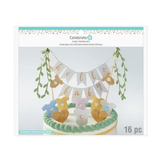 Hello Baby Cake Topper Set by Celebrate It&trade; {4}