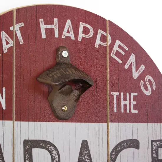 What Happens In The Garage Bottle Opener & Cap Catcher {3}