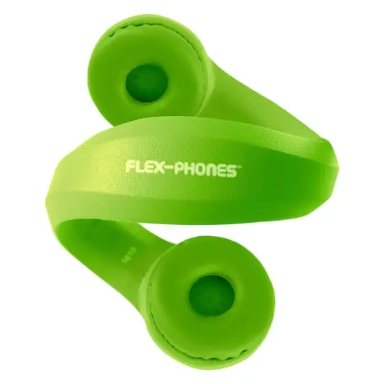 HamiltonBuhl&reg; Flex-Phones&trade; Green Indestructible Foam Headphones {5}