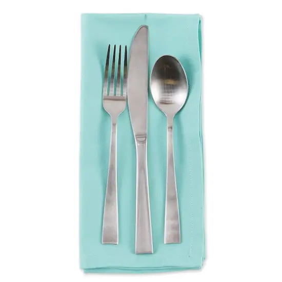 DII&reg; Solid Oversized Napkin, 6ct. Light Aqua {4}
