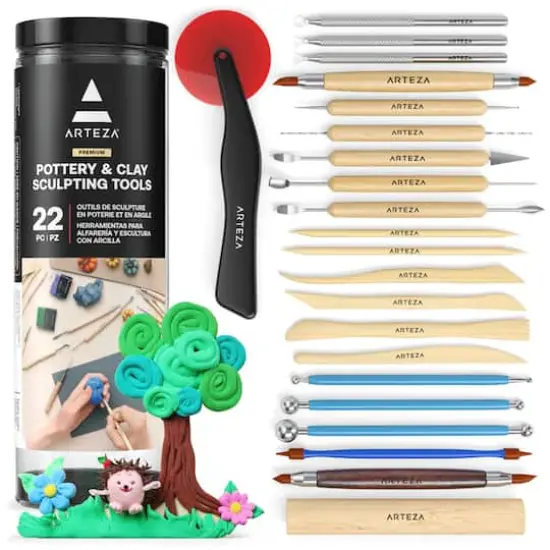 Arteza&reg; 22-Piece Sculpting Tools Set {1}
