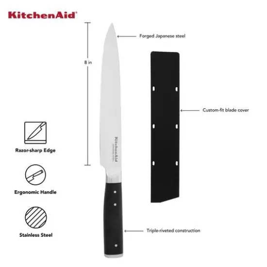 KitchenAid Gourmet 8" Slicer Knife with Sheath {5}