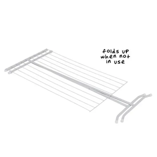 Honey Can Do Metal X-Frame Collapsible Clothes Drying Rack {10}