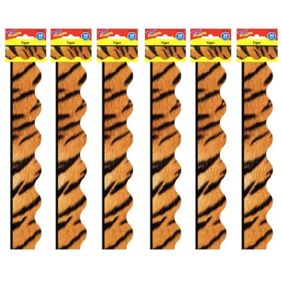 Trend Enterprises® Terrific Trimmers® Tiger Borders, 234ft. {1}