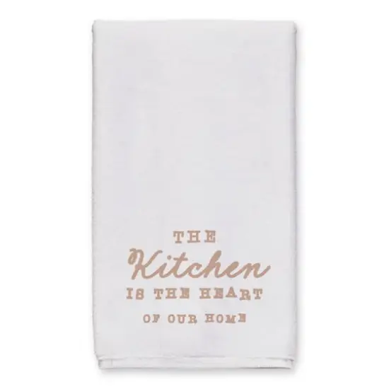 Heart Of The Home Tea Towel Set White {3}