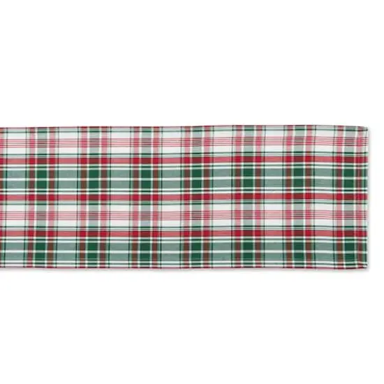 DII&reg; 72" Yuletide Plaid Table Runner {7}