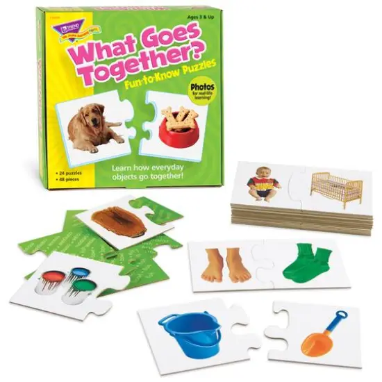 Trend Enterprises&reg; What Goes Together? Fun-to-Know Puzzles {3}