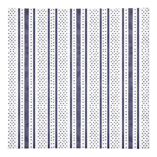Stripes and Polka Dots 10" x 10" Poly Twill Napkin {1}