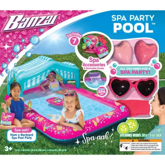 Banzai&reg; 6ft. Spa Party Pool&trade; {3}