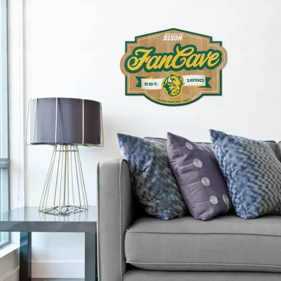 NCAA Fan Cave Sign North Dakota State Bison {4}