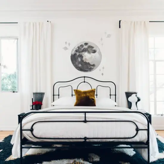 RoomMates Mr. Kate Moon Peel & Stick Wall Decals with Metallic Silver Ink {5}