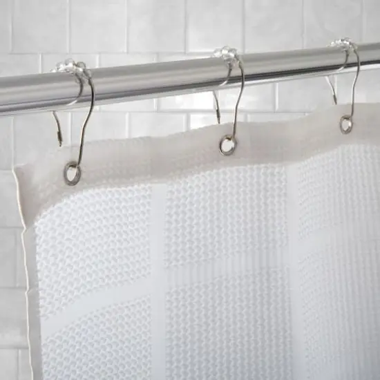 Bath Bliss Clear 12 Piece Shower Curtain Rings {5}