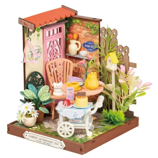 Rolife&reg; Fancy Tea Yard DIY Miniature House Kit {1}