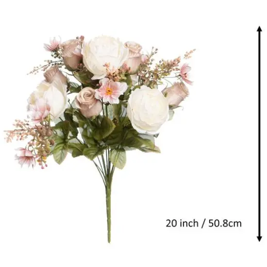 20" Purple Rose & Peony Mix Deluxe Bush by Ashland&reg; {4}