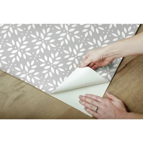 RoomMates Rose Lindo Agave Peel & Stick Wallpaper Gray {10}