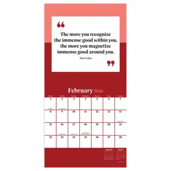 2026 Inspire Mini Calendar {3}