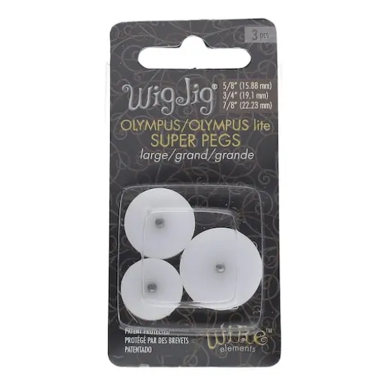 The Beadsmith&reg; Wig Jig&reg; Olympus & Olympus Lite Super Pegs, 3ct. {5}