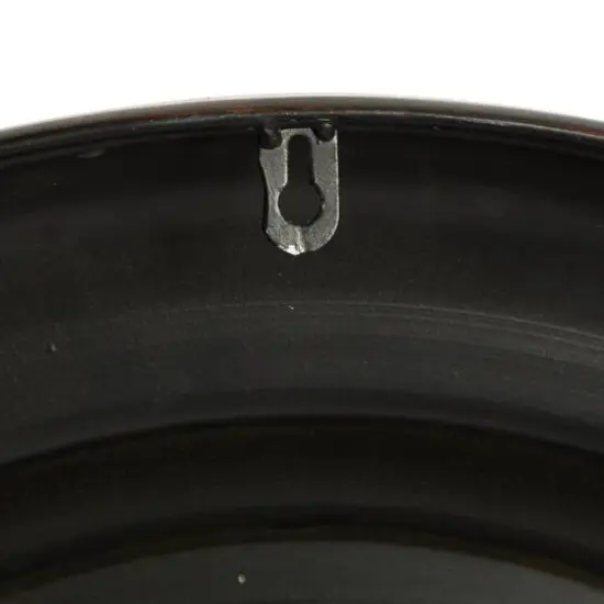 Brown Rustic Metal Wall Clock, 24" x 24" {8}