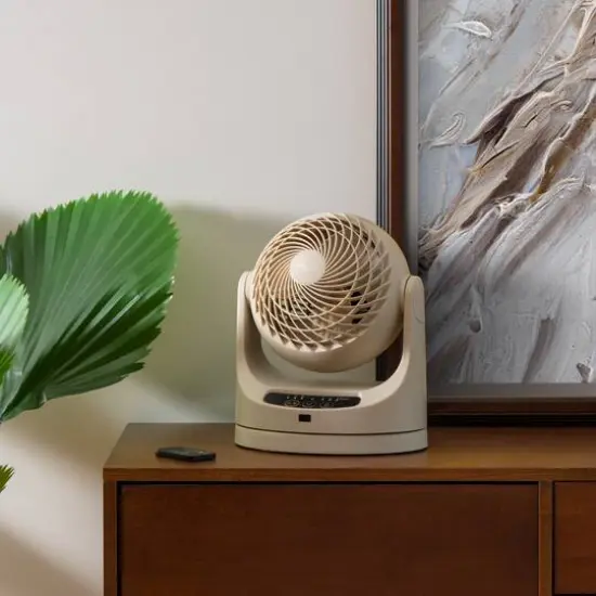 Iris&reg; 11.25" Latte Fan with Remote {3}