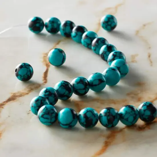 10mm Clay Round Beads by Bead Landing&trade; Blue {3}