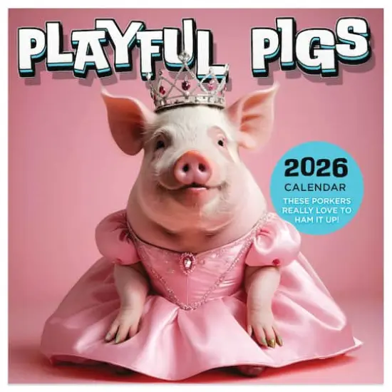 2026 Playful Pigs Mini Calendar {1}