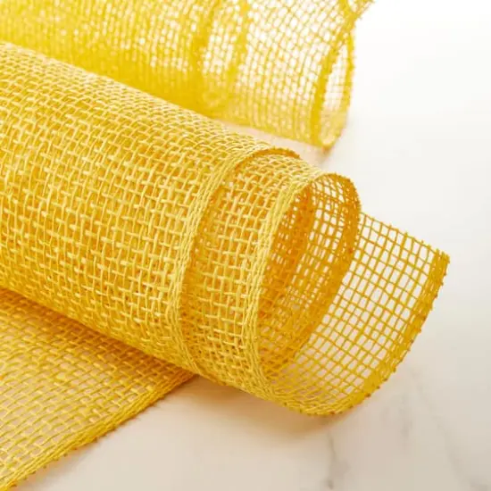 10" x 19ft. Daffodil Poly Burlap Mesh by Celebrate It&trade; {3}