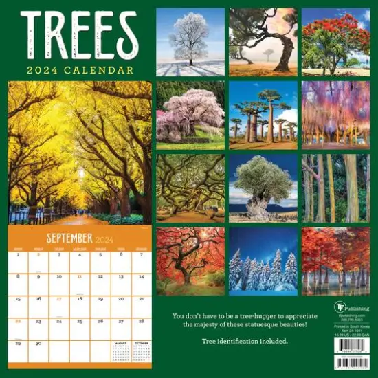 TF Publishing 2024 Trees Wall Calendar {3}