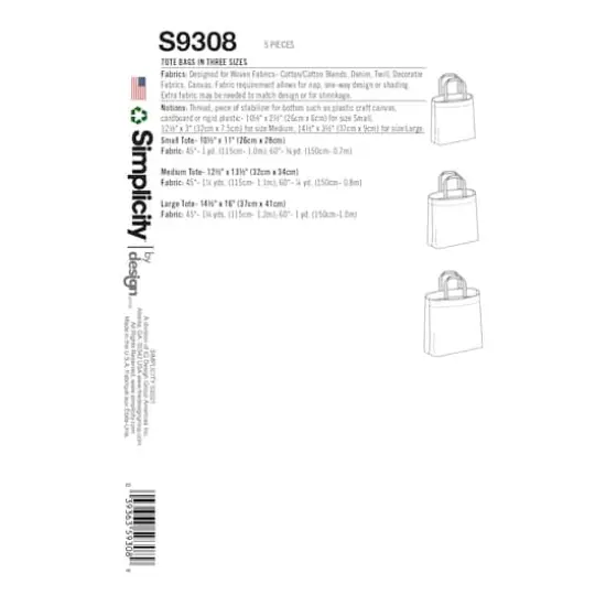 Simplicity&reg; Pattern CS9308 {3}