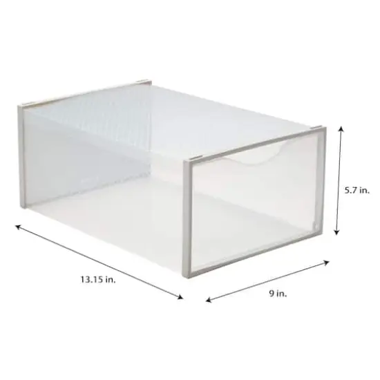 Simplify Stackable Shoe Boxes, 12ct. White {5}