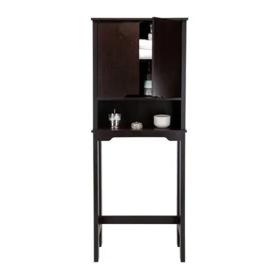 Organize It All Ambassador Espresso Over the Toilet Space Saver {6}