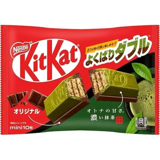 Nestle&reg; Kit Kat&reg; Double Matcha Green Tea & Original Japanese Candy {1}