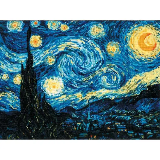 RIOLIS Van Gogh's Starry Night Counted Cross Stitch Kit {3}