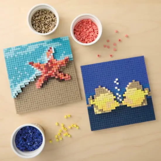 Sea Life Pixelated Brick Art Kit by Make Market&reg; {1}