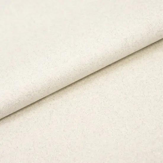 SINGER Solid Glitter Cotton Fabric White {3}