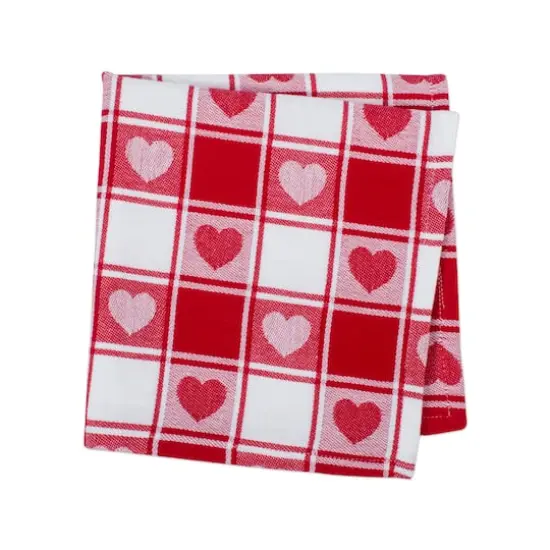 DII&reg; Hearts Woven Check Napkins, 6ct. {5}