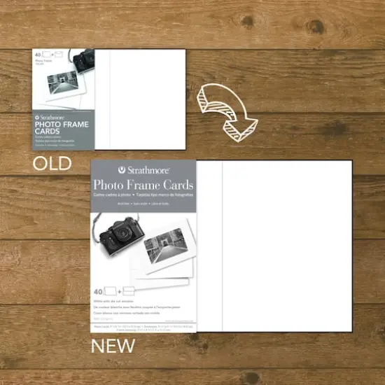 Strathmore&reg; 5" x 7" White Photo Frame Cards & Envelopes {3}