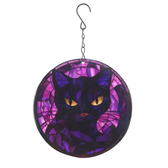 12.25" Stained Glass Cat Wall D&eacute;cor by Ashland&reg; {3}