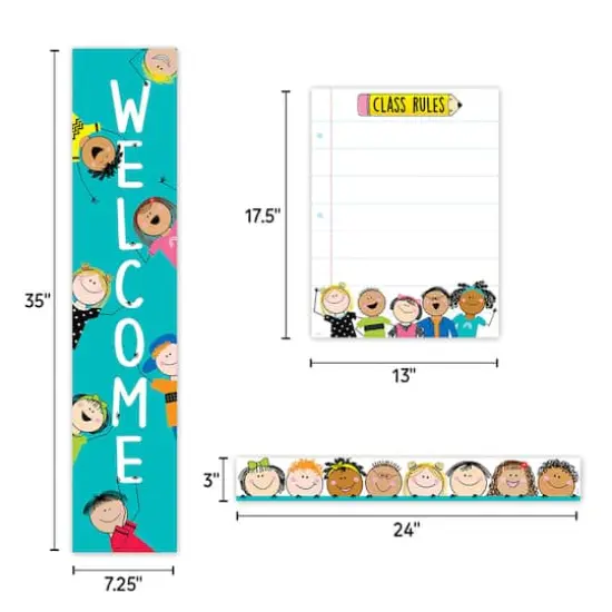 Creative Teaching Press&reg; Stick Kids&reg; Curated Classroom Decal Set {6}