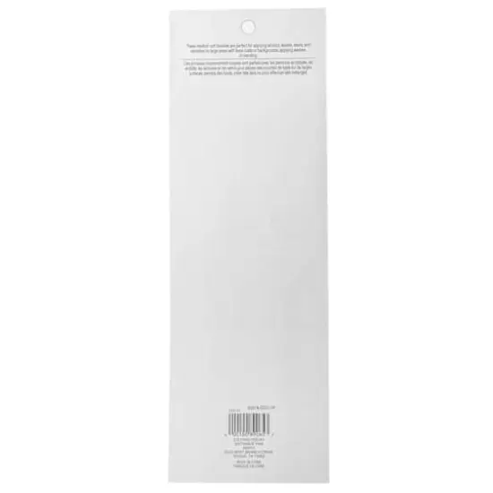 Gold Taklon Large Area Angular Brush Pack by Craft Smart&reg; {5}